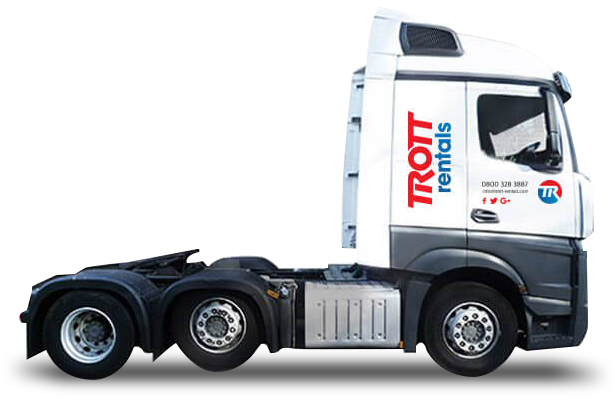 Trott branded tractor unit