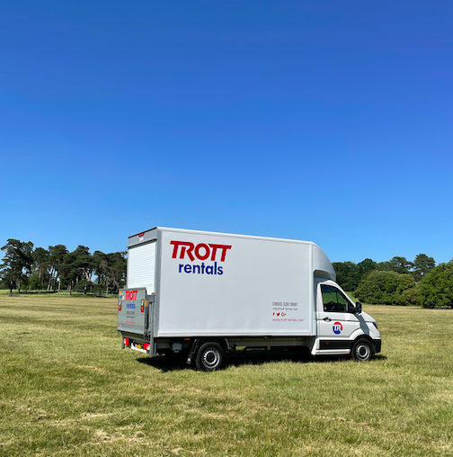 Trott rentals Luton Van in Sandringham palace grounds